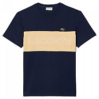 [해외]라코스테 반소매 티셔츠 TH1712 140606367 Blue Navy / Croissant