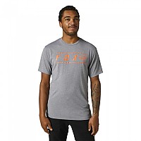 [해외]FOX RACING LFS Pinnacle 테크 반팔 티셔츠 140669078 Grey / Orange