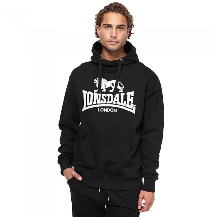 [해외]LONSDALE Corran 후드티 7140662389 Black / White