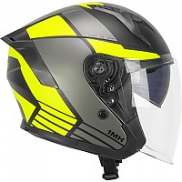 [해외]SKA-P 1MHA Jedi Sport 오픈 페이스 헬멧 9140617048 Black / Matt Fluo Yellow