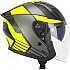 [해외]SKA-P 1MHA Jedi Sport 오픈 페이스 헬멧 9140617048 Black / Matt Fluo Yellow