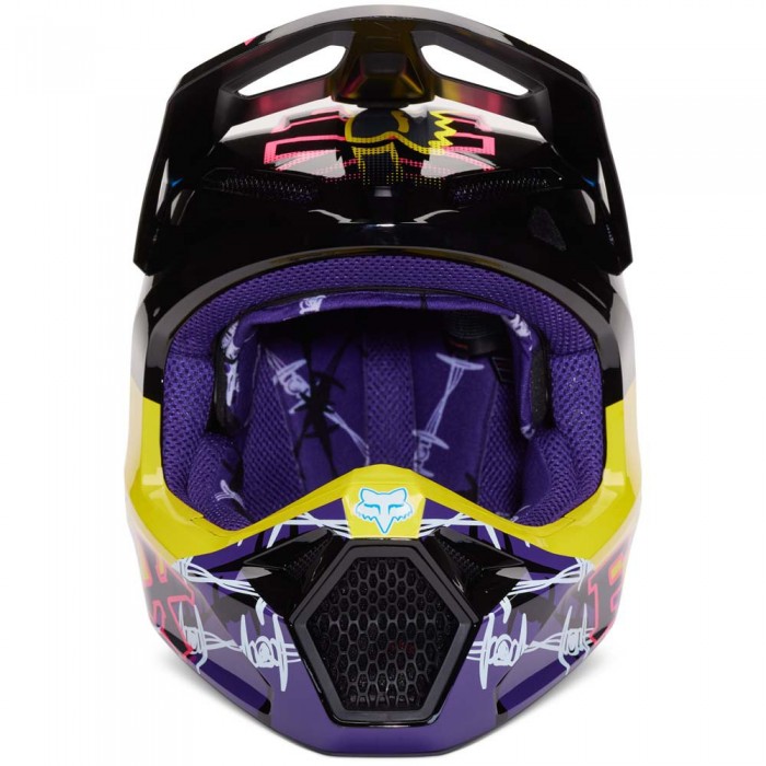 [해외]FOX RACING MX V1 Barbed Wire Special Edition 오프로드 헬멧 9140636392 Black / Blue