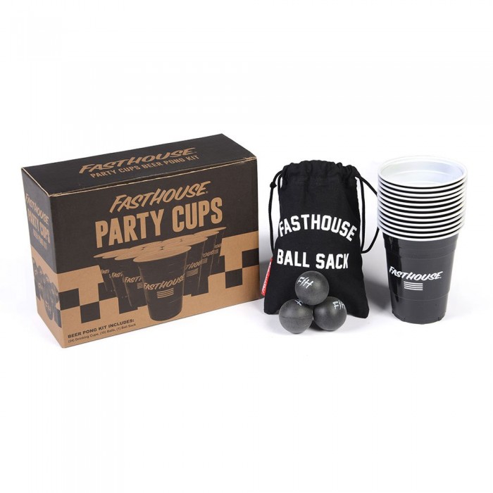 [해외]FASTHOUSE 파티 컵 전부 Beer Pong 24 팩 9140639885 Black