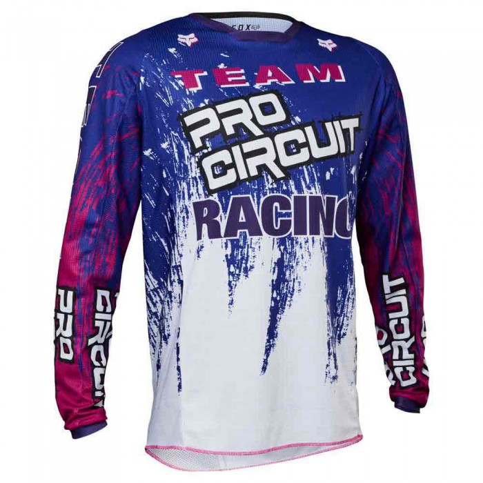 [해외]FOX RACING MX Pro Circuit 180 긴팔 저지 9140636381 White / Blue