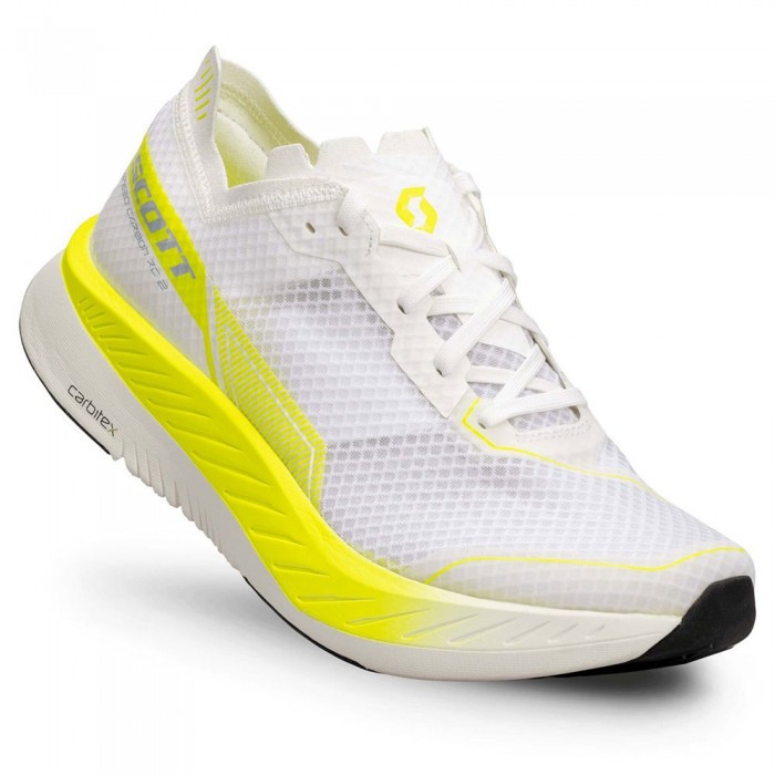 [해외]스캇 Speed Carbon RC 2 러닝화 6140614588 White / Safety Yellow