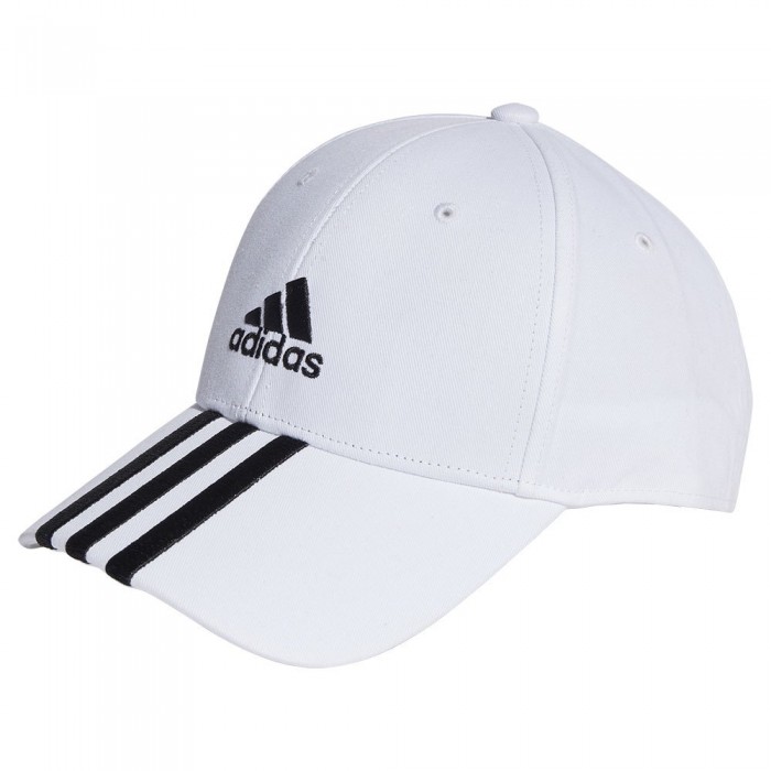 [해외]아디다스 3 Stripes Cotton Twill Baseball 모자 6139932424 White / Black