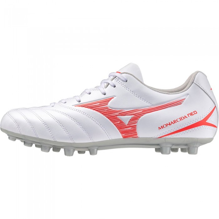 [해외]미즈노 Monarcida Neo III Select AG 축구화 3140433741 White / Radiant Red