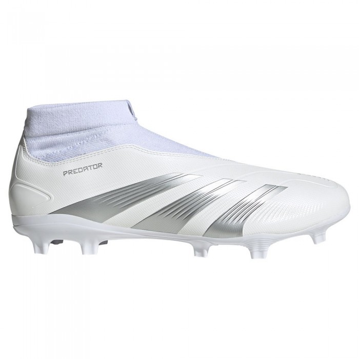 [해외]아디다스 Predator League Laceless FG 축구화 3140552261 Ftwr White / Silver Met / Ftwr White