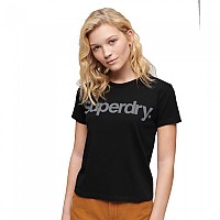 [해외]슈퍼드라이 코어 로고 City Fitted 반팔 티셔츠 140424465 Black