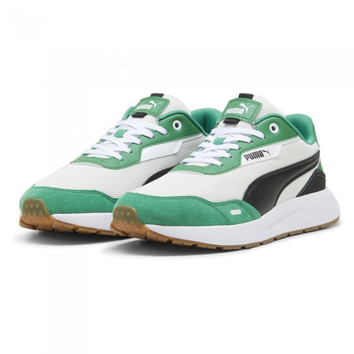 [해외]푸마 Runtamed Plus 운동화 140378139 Vapor Gray / Black / Archive Green / White / Gum