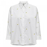 [해외]ONLY 긴 소매 셔츠 New Lina Grace 140691722 Bright White / Aop Lemon