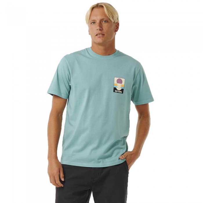 [해외]립컬 Surf Revivial 피크ing 반팔 티셔츠 140728332 Dusty Blue