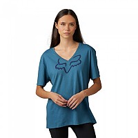 [해외]FOX RACING LFS Boundary 반팔 V넥 티셔츠 9140412760 Dark Slate Blue