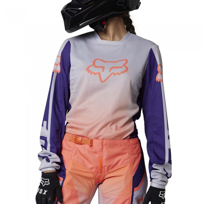 [해외]FOX RACING MX 180 Leed 긴팔 저지 9140426588 Flourescent Orange