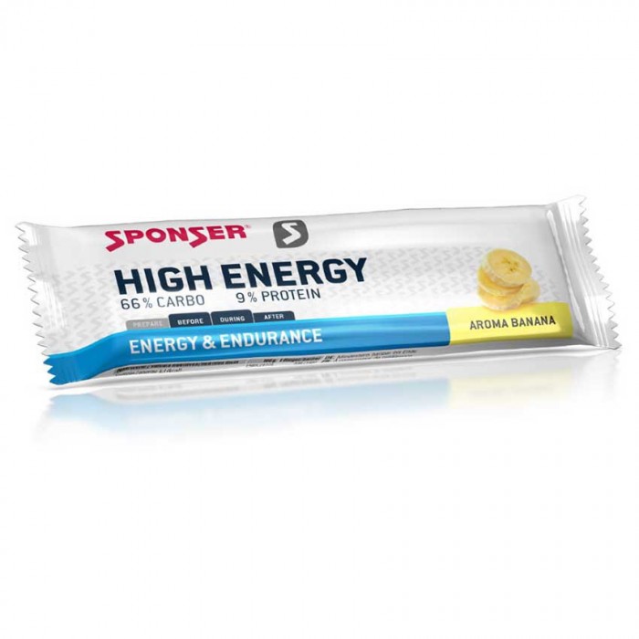 [해외]SPONSER SPORT FOOD 바나나 하코 에너지바 박스 High 45g 30 단위 4140562320 Multicolor