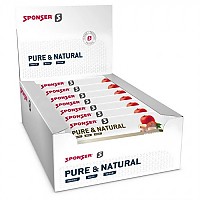 [해외]SPONSER SPORT FOOD 애플 & 시나몬 에너지바 박스 Pure & & 내추럴 50g 25 단위 4140720011 Multicolor