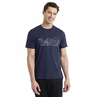 [해외]아이스브레이커 반팔 티셔츠 Tencel Cotton Combi 스키 Trip 메리노 5140125764 Midnight Navy