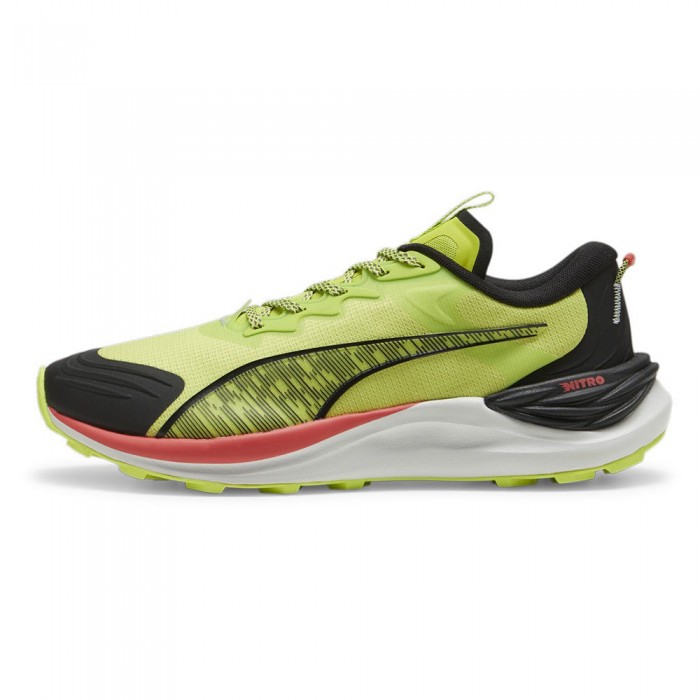 [해외]푸마 Electrify Nitro 3 Tr 운동화 7140377621 Lime Pow / Black / Active Red