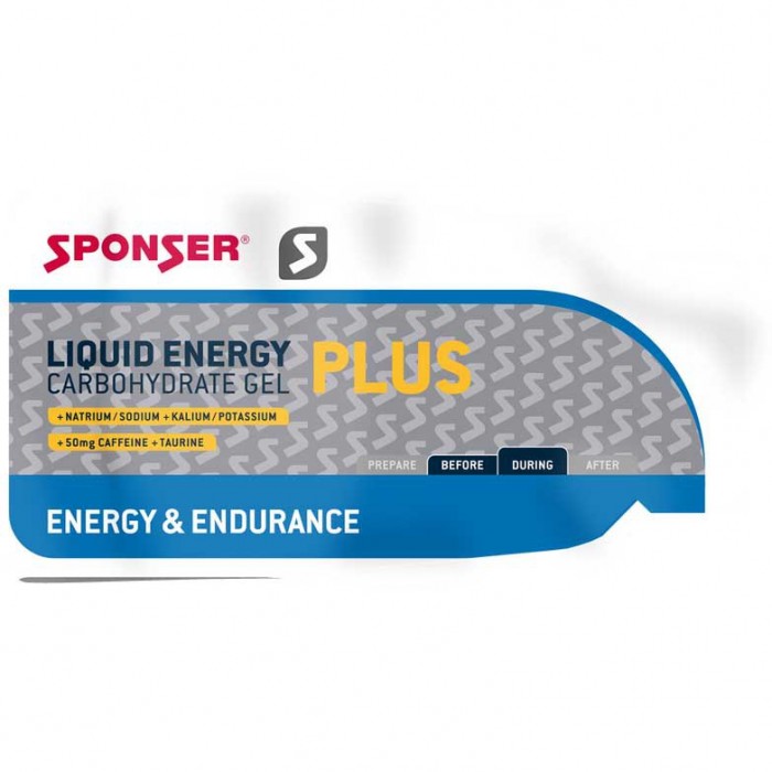 [해외]SPONSER SPORT FOOD 리퀴드 에너지 젤 Plus 35g 3140719999 Multicolor