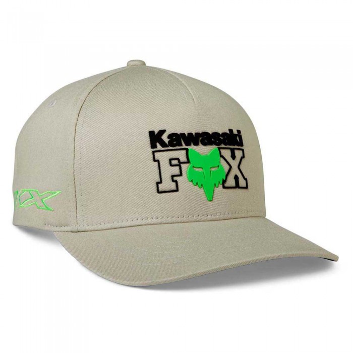 [해외]FOX RACING LFS X Kawi Flexfit 모자 9140413125 Steel Grey