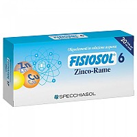 [해외]SPECCHIASSOL 아연-구리 미량 원소 Fisiosol 6 20 바이알 1140178445
