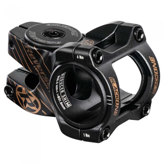 [해외]REVERSE COMPONENTS Black-ONE D2 31.8-35 mm 자전거 스템 1139933884 Black / Copper