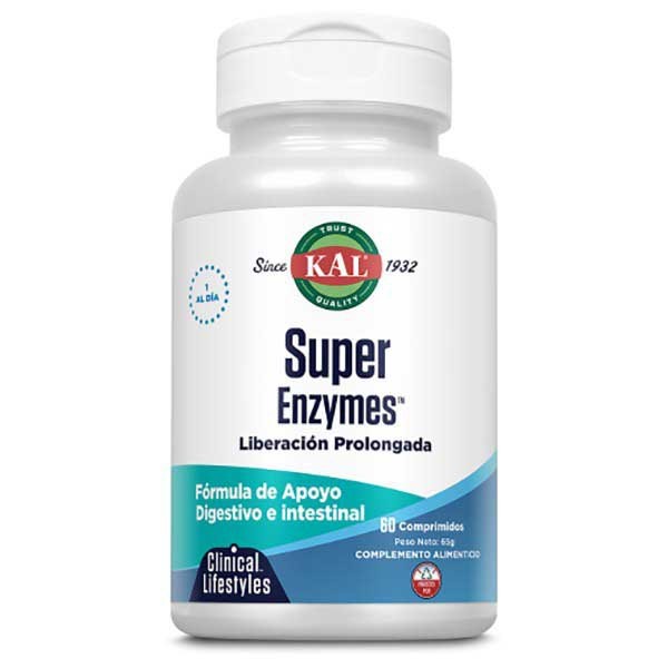 [해외]KAL 효소 및 소화 보조제 Super Enzymes 60 정제 6140178362