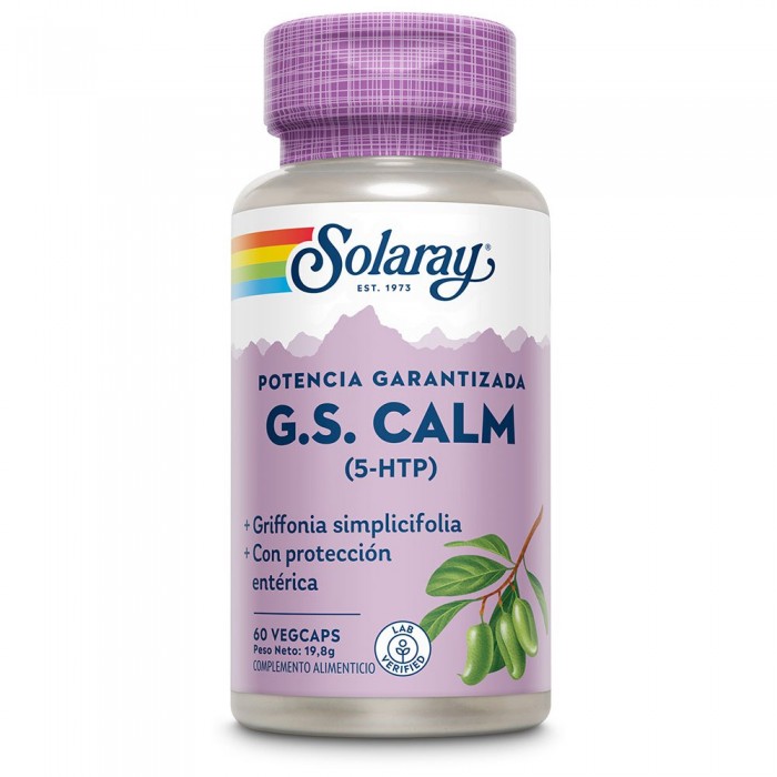 [해외]SOLARAY G.S. Calm (5-HTP) 60 단위 6138063636 Lila