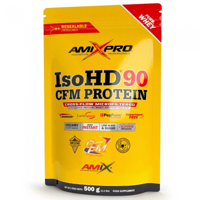 [해외]AMIX 프로틴 더블 초콜릿 Iso HD 90 CFM 500g 6140606803