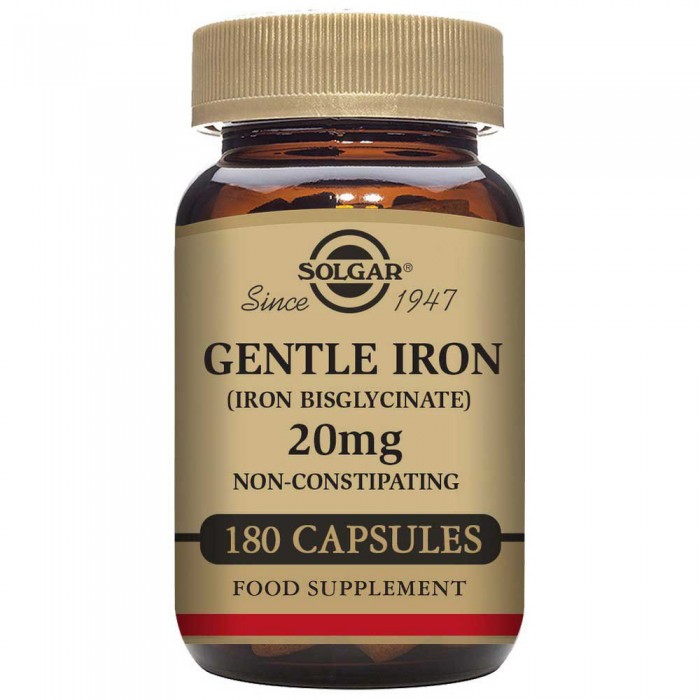 [해외]SOLGAR Gentle Iron 20mgr 180 단위 4138036044 Brown