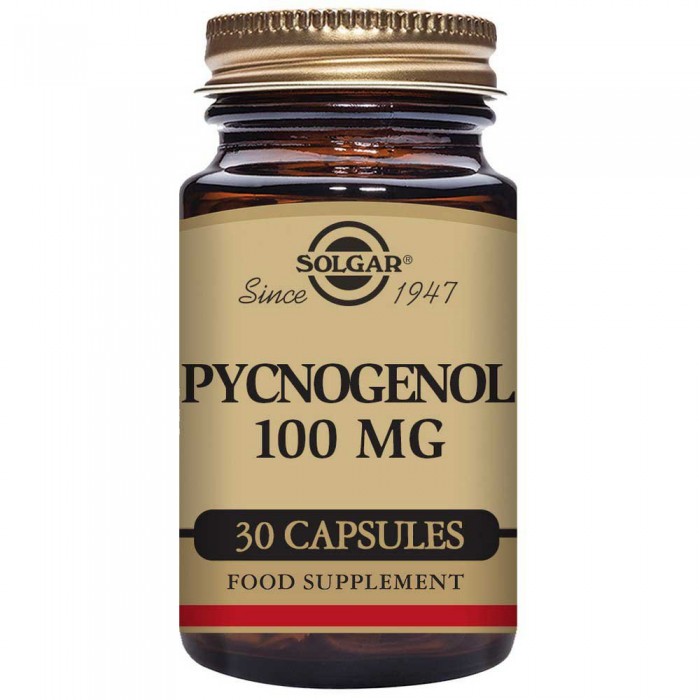 [해외]SOLGAR Pycnogenol 아르 자형 100mg 30 단위 4138036240 Brown