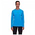 [해외]마무트 Selun FL 로고 긴팔 티셔츠 4140617476 Glacier Blue
