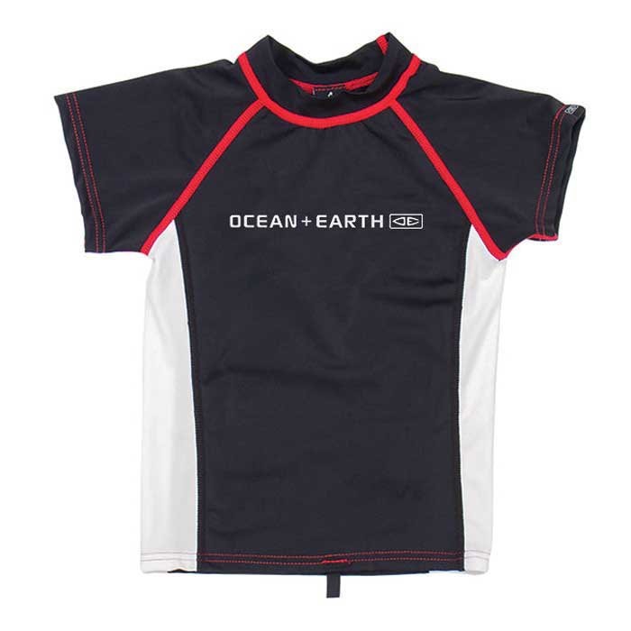 [해외]OCEAN & EARTH Priority Rashguard 10140344215 Black / White