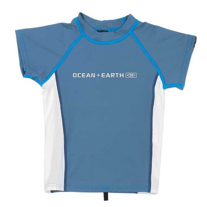 [해외]OCEAN & EARTH Priority Rashguard 14140344216 Fadded Denim / White