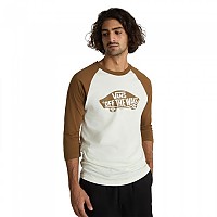 [해외]반스 Style 76 Raglan 긴팔 티셔츠 14140758000 Marshmallow / Coffee Liqueur