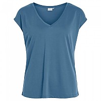 [해외]VILA Modala 반팔 V넥 티셔츠 140238062 Coronet Blue