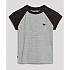 [해외]슈퍼드라이 Essential 로고 Raglan 반팔 티셔츠 140704357 Bison Black / Athletic Grey Marl