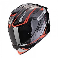 [해외]SCORPION 풀페이스 헬멧 EXO-1400 EVO II 에어 Ac코드 9140546428 Grey / Red