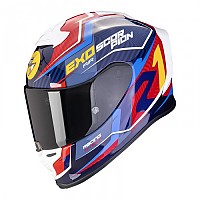 [해외]SCORPION 풀페이스 헬멧 EXO-R1 EVO 에어 Coup 9140546499 Blue / Red / Yellow