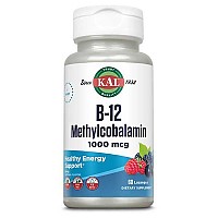 [해외]KAL 비타민 Methylcobalamin 1000mcg 60 정제 6140178348