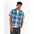 [해외]마모트 Muir Camp Novelty 반팔 셔츠 4140623828 Trail Blue Charlie Plaid