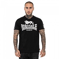 [해외]LONSDALE Stour 반팔 티셔츠 7140760296 Black / White