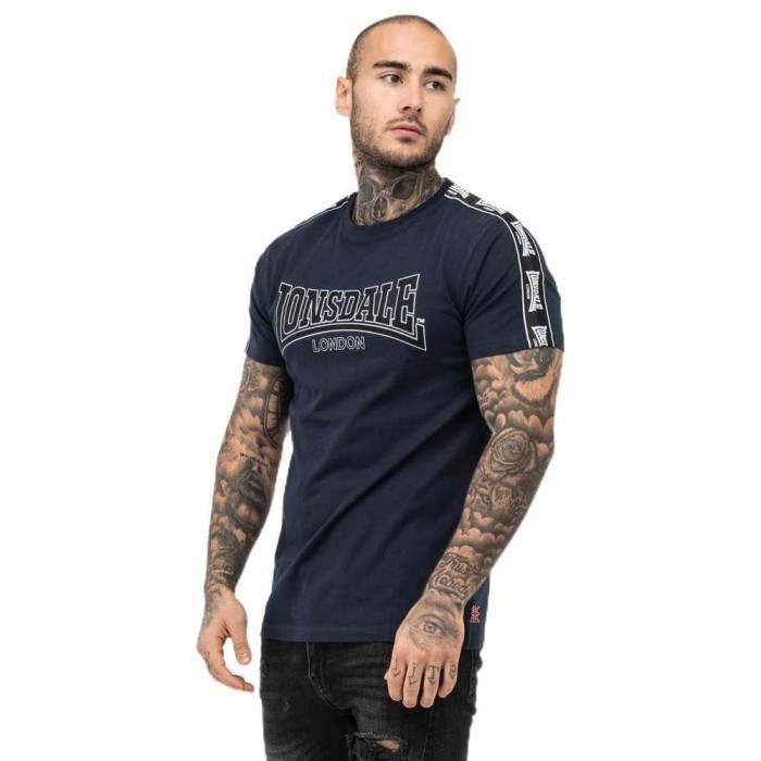 [해외]LONSDALE Vementry 반팔 티셔츠 7140760300 Navy / Black / White