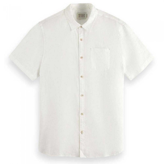 [해외]SCOTCH & SODA 숏 슬리브 라인n 셔츠반팔 셔츠 140616776 White