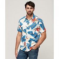 [해외]슈퍼드라이 Hawaiian 반팔 셔츠 140588260 Optic Paradise