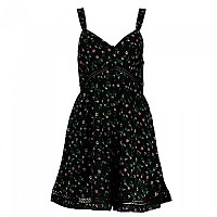 [해외]슈퍼드라이 Lace Trim 민소매 짧은 드레스 140588298 Cosmos Black Floral Print