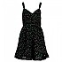 [해외]슈퍼드라이 민소매 짧은 드레스 Lace Trim 140588298 Cosmos Black Floral Print