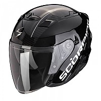 [해외]SCORPION EXO-230 QR 오픈 페이스 헬멧 9140546450 Black / Silver