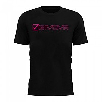 [해외]GIVOVA 반소매 티셔츠 Mondo 3140780870 Black / Fuxia