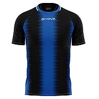 [해외]GIVOVA 반소매 티셔츠 Stripe 3140780895 Black / Royal